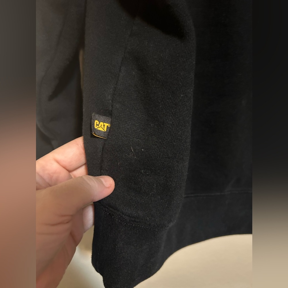 Cat black hoody- thick and durable- size m - Picture 3 of 7